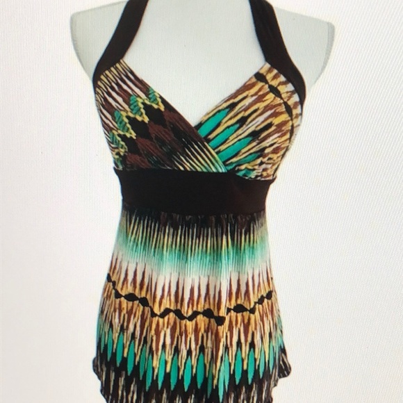 IZ Byer Vintage Y2K V-Neck Halter Tie Back Top Tank Barbie Size: Small - Picture 1 of 2